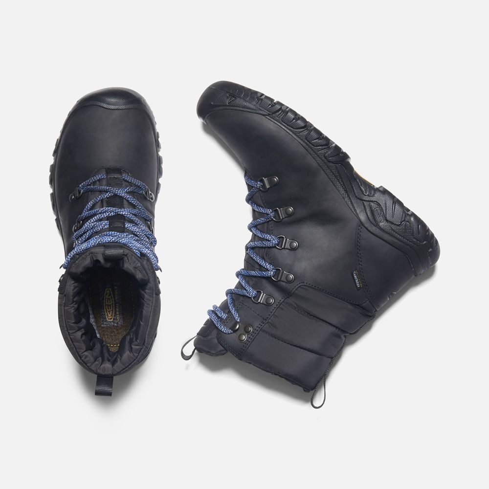 Botas de Seguridad Keen Mexico Negros - Mujer Greta Waterproof - PX9861735